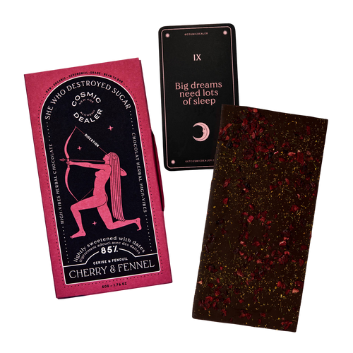 85% Dark Chocolate Bar - Digestion (Cherry & Wild Fennel)