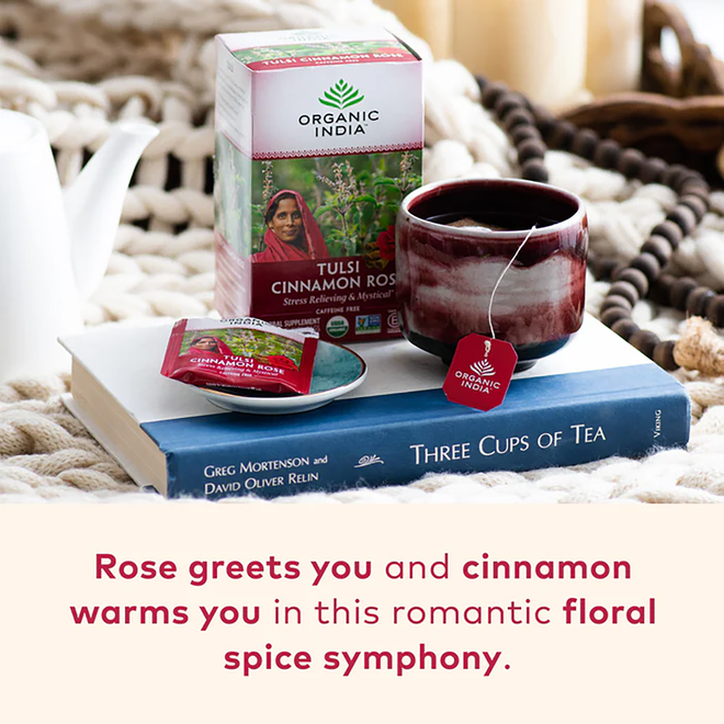 Tulsi Cinnamon Rose Tea