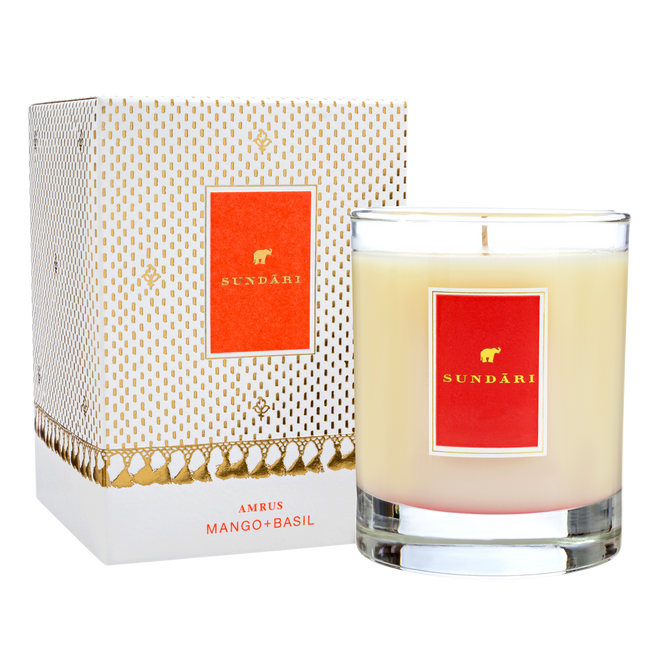 Candle Amrus: Mango + Basil